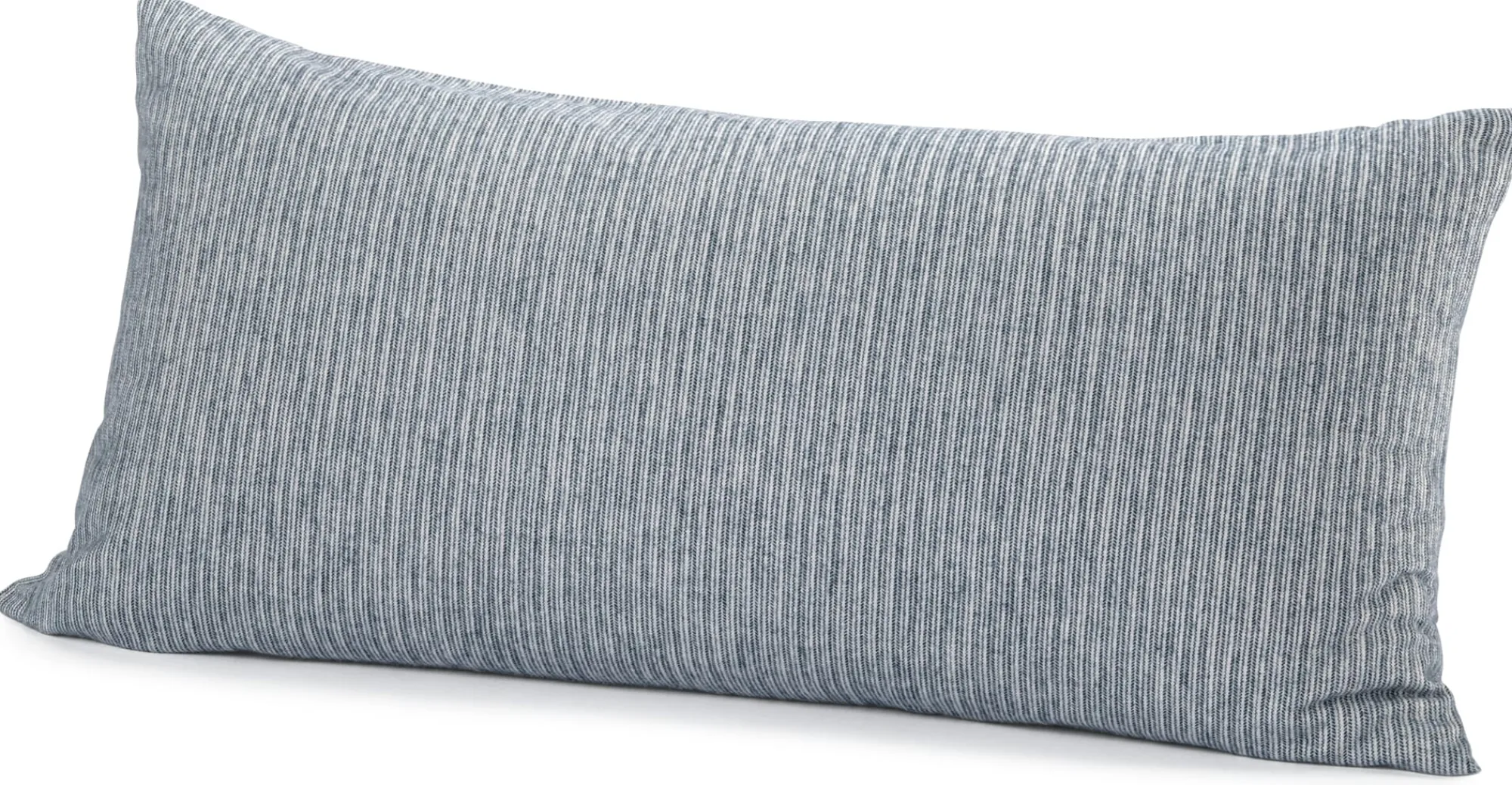 Bettwaren & Bettwäsche * Sampedro Kopfkissenbezug Flanell Fischgrat Blau