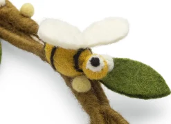Osterdekoration * Én Gry & Sif Kranz Filz Bienen und Weidenkätzchen