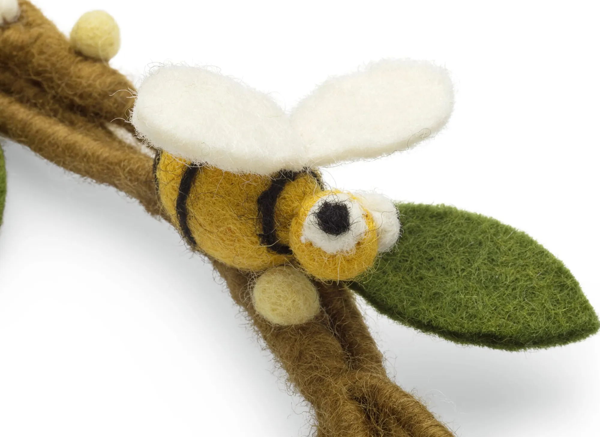 Osterdekoration * Én Gry & Sif Kranz Filz Bienen und Weidenkätzchen