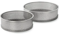 Backzubehör * de Buyer Käsekuchenform Edelstahl perforiert