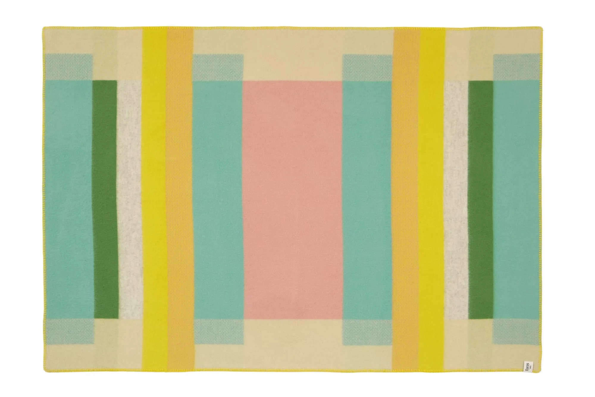 Decken * Røros Tweed Lammwolldecke Bauhausstil Pastell