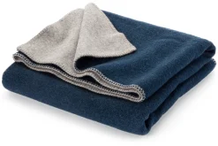 Decken * Røros Tweed Lammwolldecke Doubleface