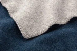 Decken * Røros Tweed Lammwolldecke Doubleface