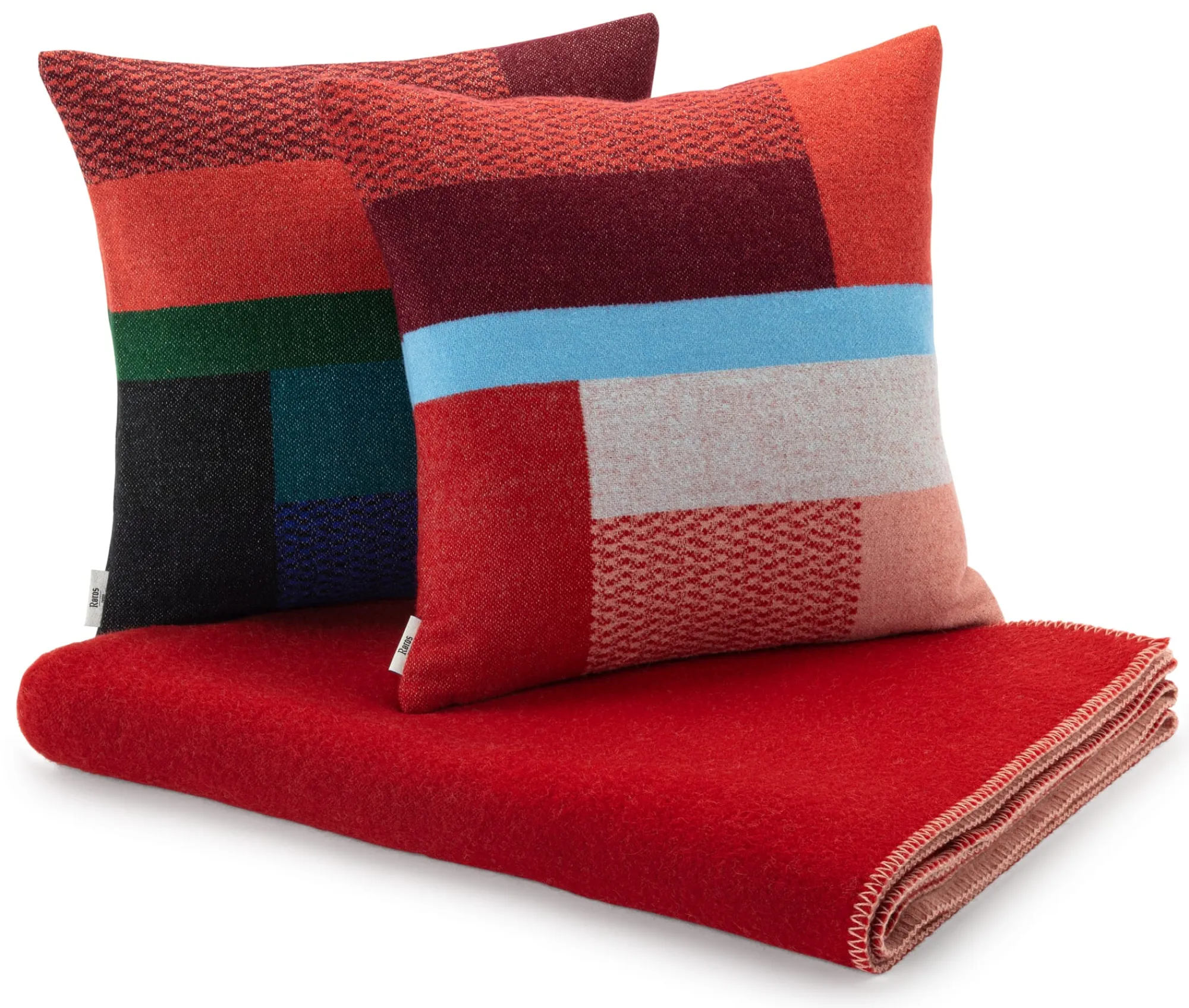 Decken * Røros Tweed Lammwolldecke Doubleface