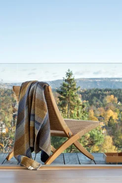 Decken * Røros Tweed Lammwolldecke Naturtöne Fri