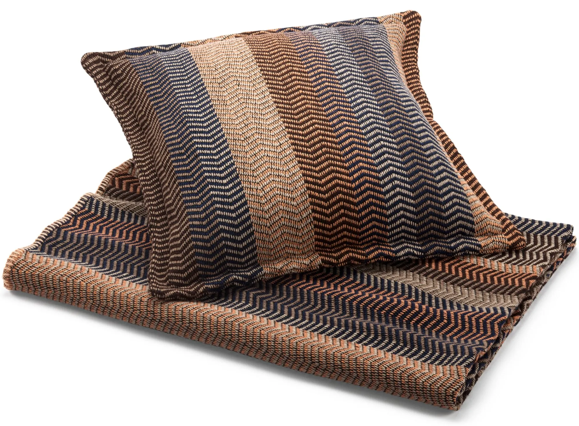 Decken * Røros Tweed Lammwolldecke Naturtöne Fri