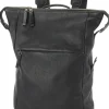 Einkaufstaschen & -Körbe * Harold’s Lederwaren Laptop-Lederrucksack, schwarz