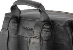 Einkaufstaschen & -Körbe * Harold’s Lederwaren Laptop-Lederrucksack, schwarz