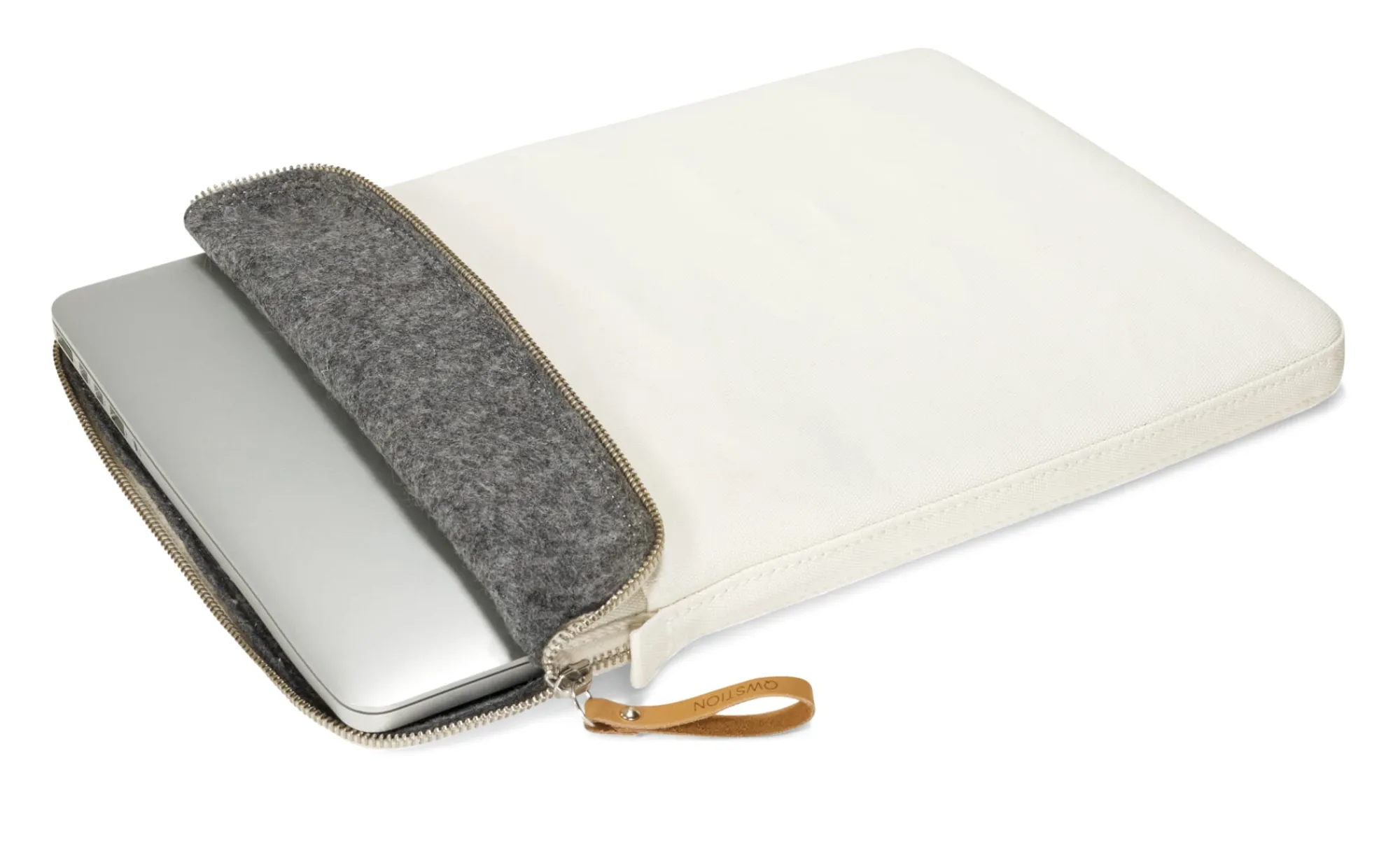 Notebook- & Aktentaschen * QWSTION Laptop Tasche Bananatex Weiß