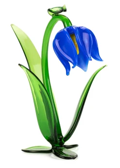 Osterdekoration * Farbglashütte Lauscha Lauschaer Glockenblume
