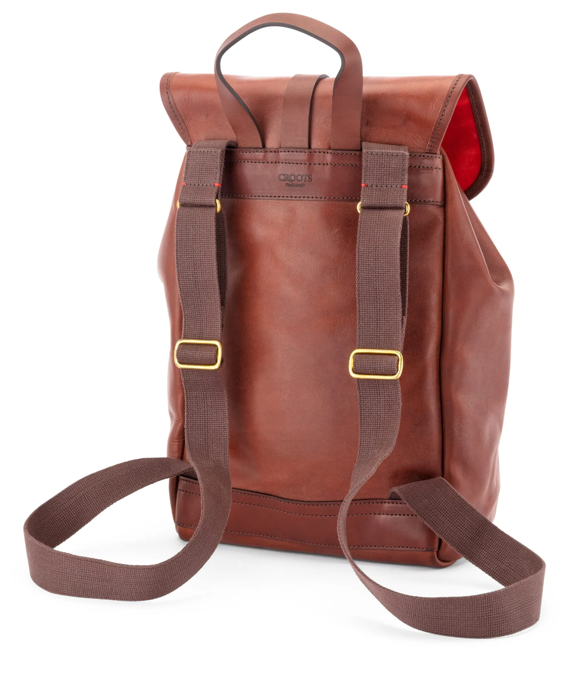 Rucksäcke|Outdoorausrüstung * Croots Lederrucksack Braun