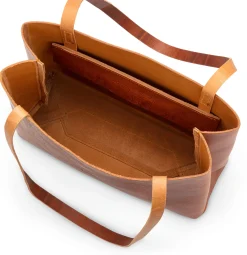 Einkaufstaschen & -Körbe * Harold’s Lederwaren Ledershopper klein, cognac