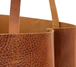 Einkaufstaschen & -Körbe * Harold’s Lederwaren Ledershopper klein, cognac