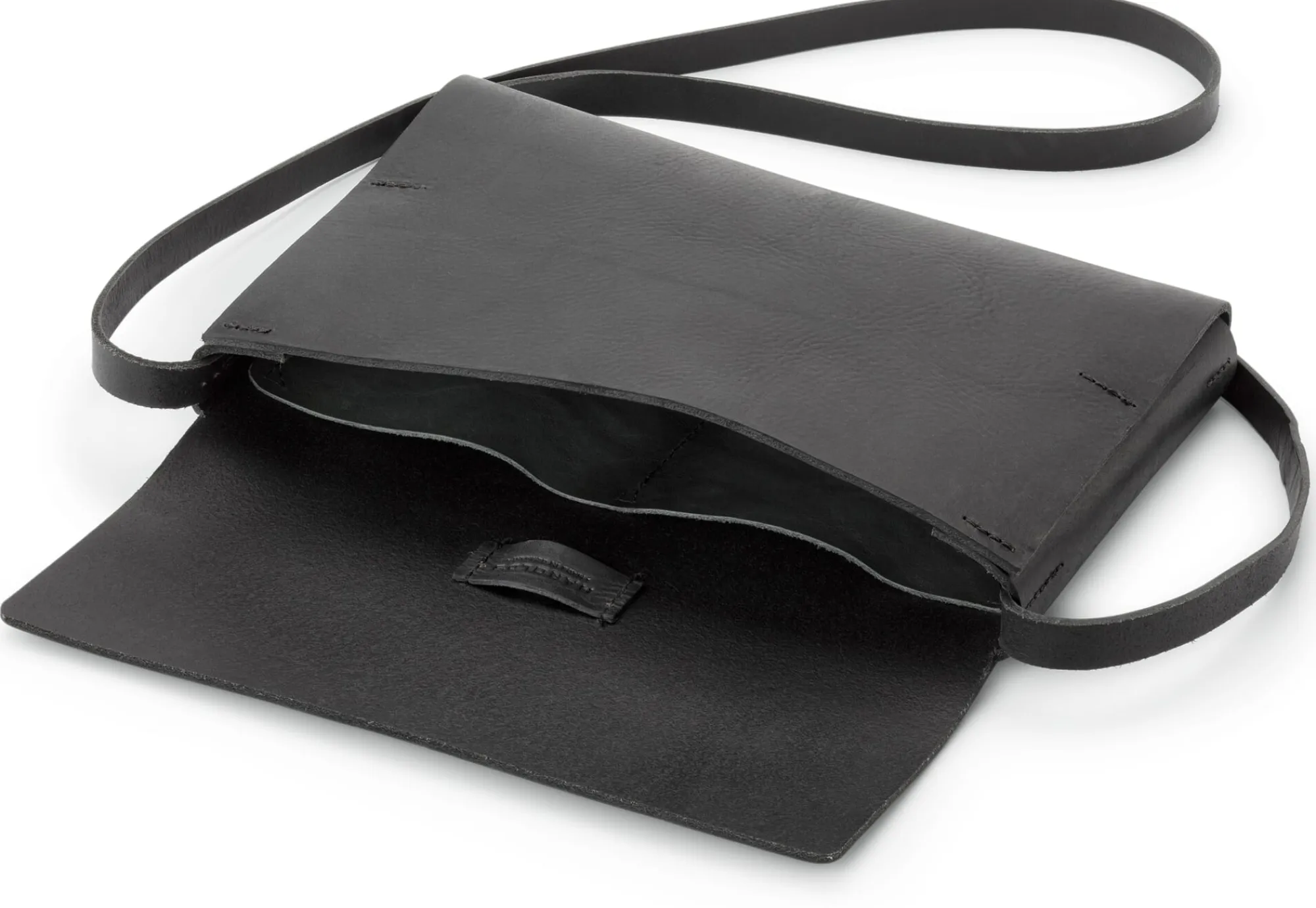 Umhänge- & Handtaschen * Harold’s Lederwaren Leder-Umhängetasche klein, schwarz