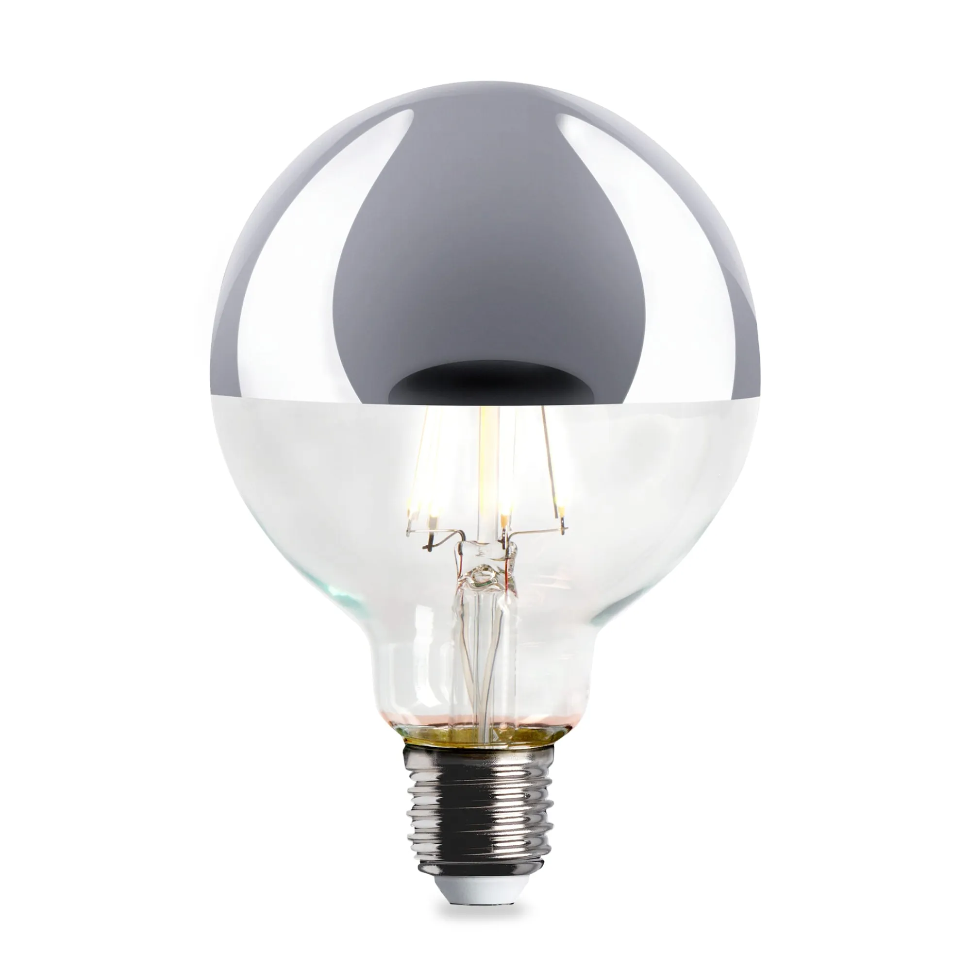 Leuchtmittel * LED-Kopfspiegellampe Globe, Chrom