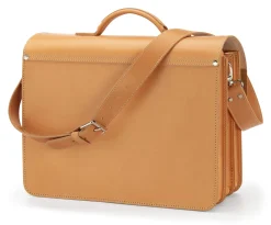 Umhänge- & Handtaschen|Notebook- & Aktentaschen * Leder-Wolf Lehrertasche Rindleder Natur