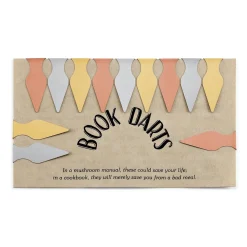 Bibliothek & Lesen * Book Darts Lesezeichen Metall