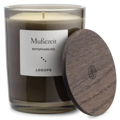 Räucherwerk & Raumduft|Duftkerzen * Looops Duftkerze mit Holzdeckel