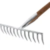 Bodenbearbeitung * Manufactum Gartenrechen Edelstahl
