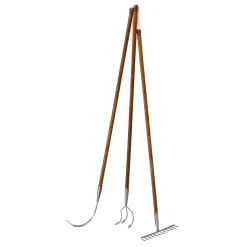 Bodenbearbeitung * Manufactum Gartenrechen Edelstahl