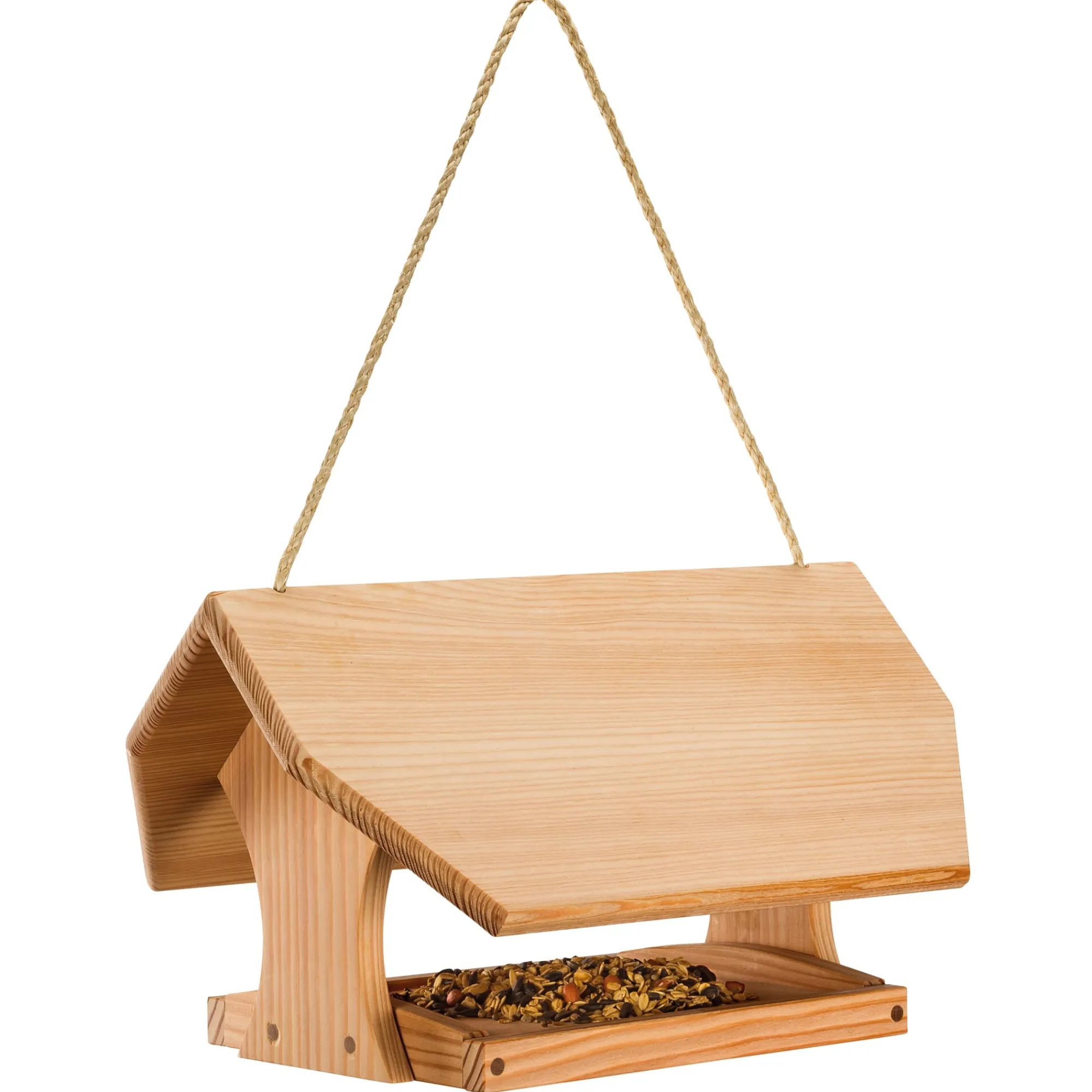 Nist- & Futterplätze * Manufactum Vogelfuttertisch Lärchenholz