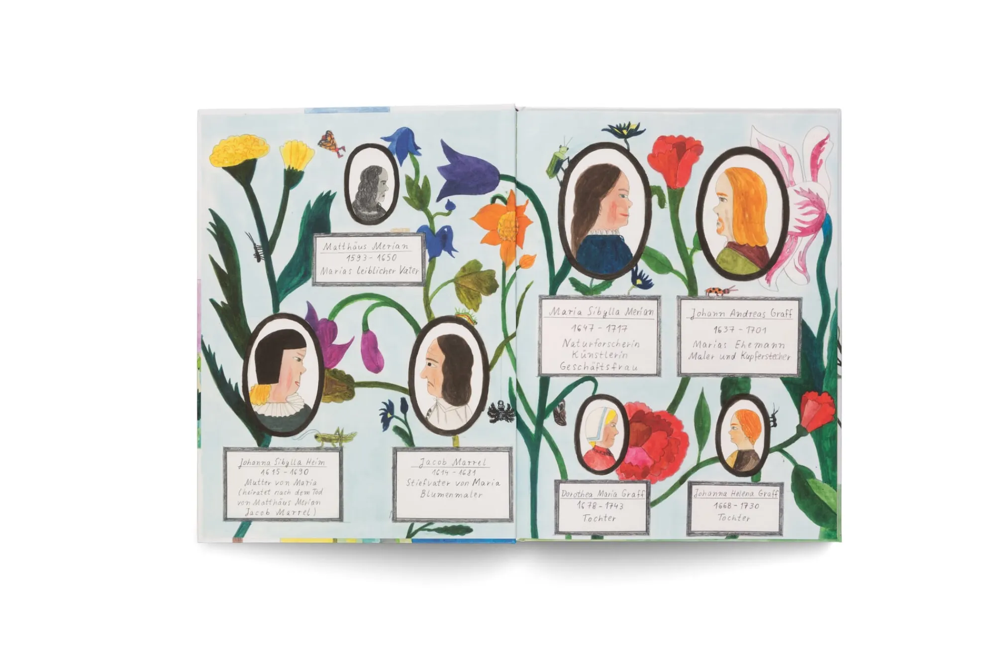 Kinderbücher|Ratgeber * Hatje Cantz Verlag Maria Sibylla Merian - Ein Leben mit Pinsel, Lupe und Papier