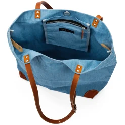 Umhänge- & Handtaschen|Handtaschen * Hack Lederware Markttasche Segeltuch