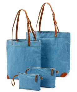 Umhänge- & Handtaschen|Handtaschen * Hack Lederware Markttasche Segeltuch