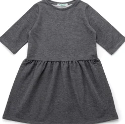 Kinderbekleidung * Manufactum Mädchen-Jerseykleid Mittelgrau