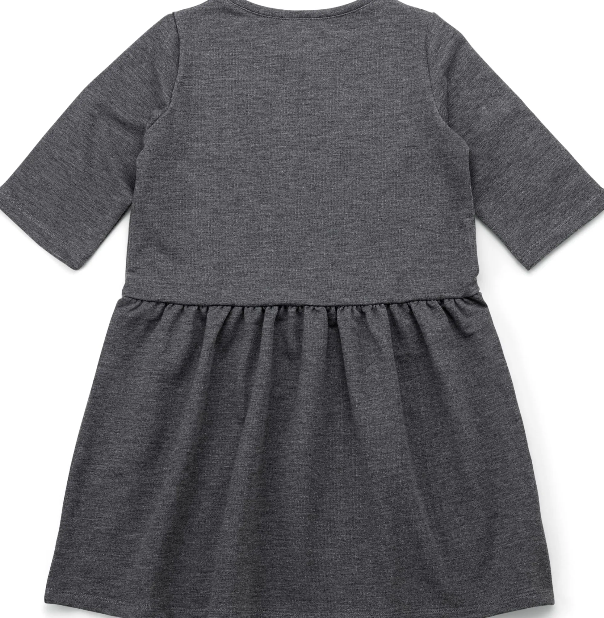 Kinderbekleidung * Manufactum Mädchen-Jerseykleid Mittelgrau