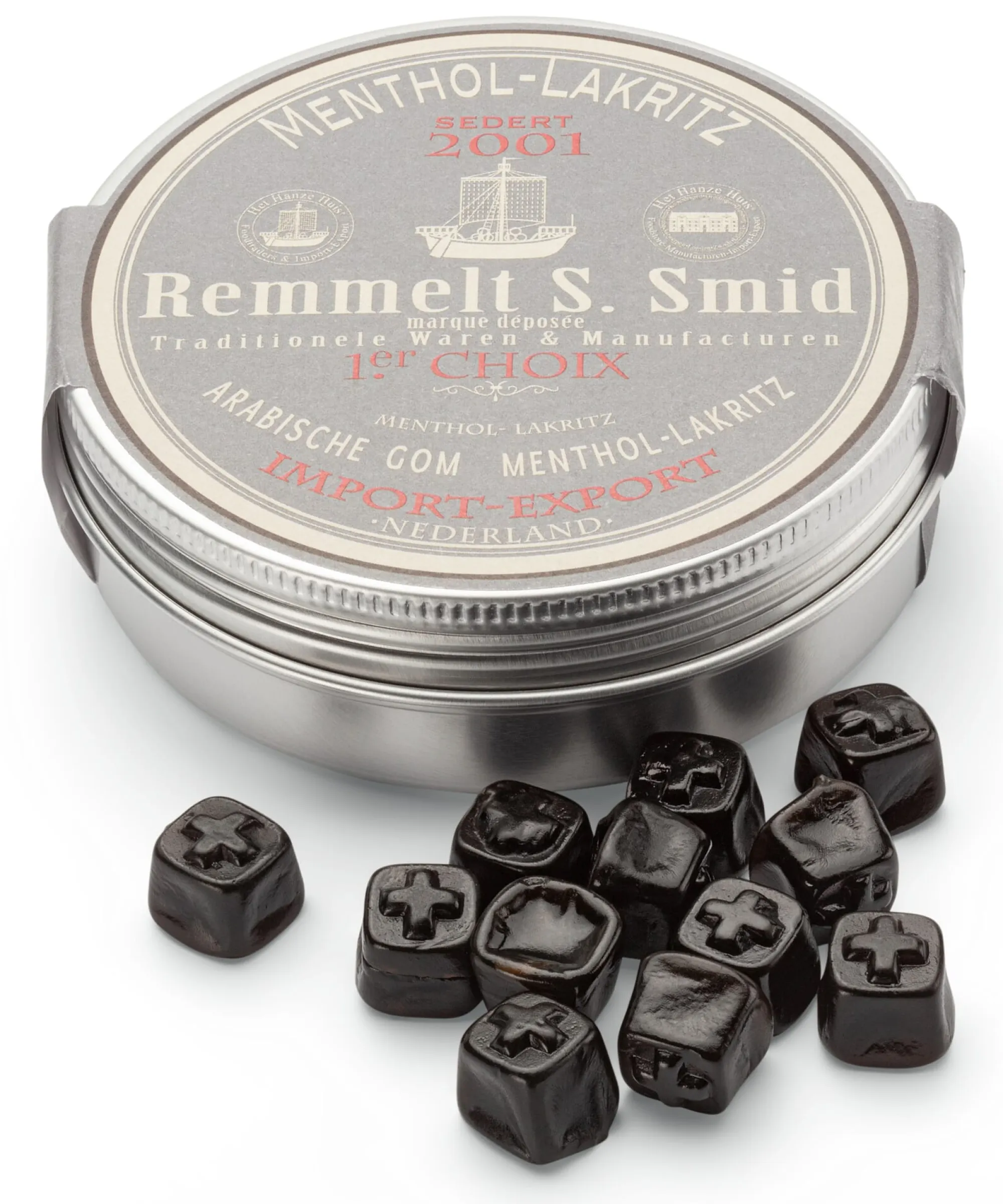 Lakritze * Remmelt S. Smid Menthol-Lakritze, 75-g-Dose