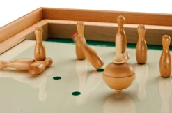 Holzspielzeug|Gesellschaftsspiele * Mespi Meraner Tischkegelspiel