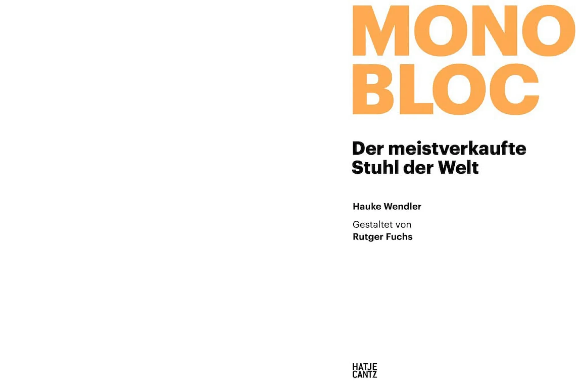 Ratgeber * Hatje Cantz Verlag Monobloc