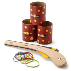 Holzspielzeug|Bewegungsspiele * Naseweiss Muskete mit Gummiringen
