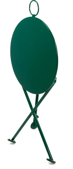 Gartentische * Demar Forge Niedriger Balkonklapptisch Stahl rund Grün