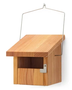 Nist- & Futterplätze * Werkstätten Haus Hall Nistkasten Halbhöhle Lärchenholz