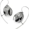 Schmuck * Ménard Ohrhänger Blütenkelch, Silber