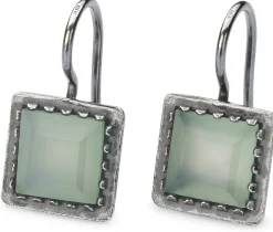 Schmuck * Guthmann Ohrhänger Chalcedon, Türkis