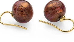 Schmuck * Ménard Ohrhänger Muranoglas, Bordeaux