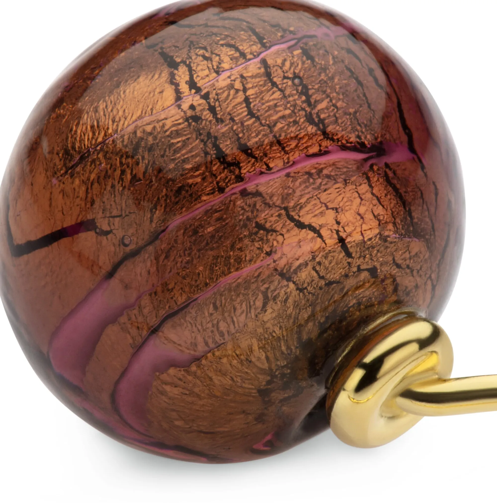 Schmuck * Ménard Ohrhänger Muranoglas, Bordeaux