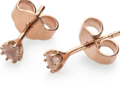 Schmuck * Guthmann Ohrstecker Rosenquarz, Roségold