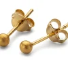 Schmuck * fejn jewelry Ohrstecker Satin-Ball