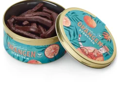 Fruchtgummi * Goldhelm Schokoladen Manufaktur Orangenstäbchen mit Schokolade