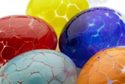 Osterdekoration * Zoltan Szabó Ostereier Glasgranulat mundgeblasen