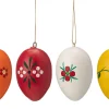 Osterdekoration * Nostalgie-Christbaumschmuck Ostereier Watte groß