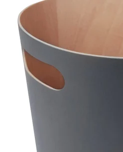 Schreibtische|Kleinmöbel * umbra Papierkorb Woodrow Grau