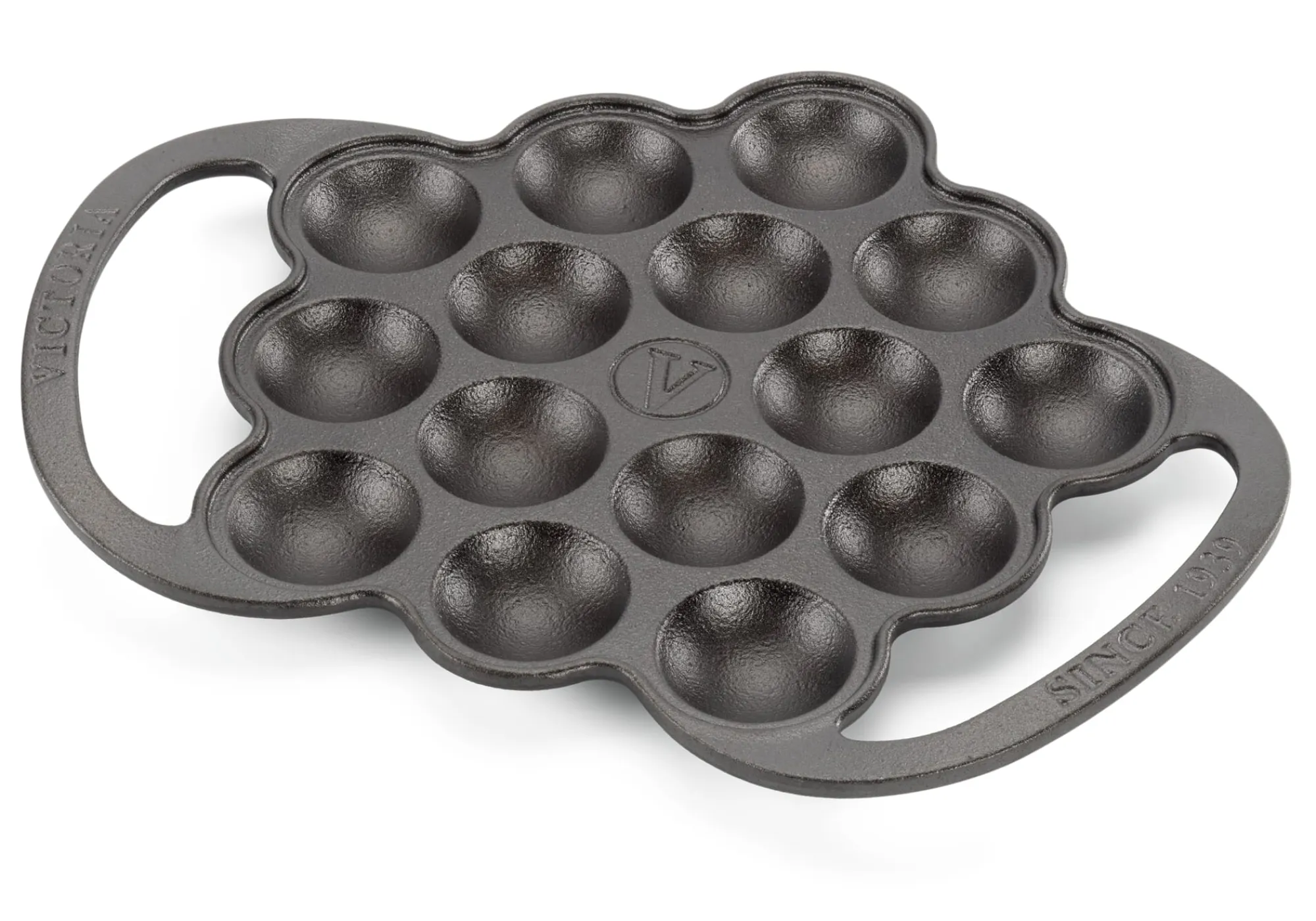 Backzubehör|Pfannen * Victoria Poffertjes-Pfanne Gusseisen