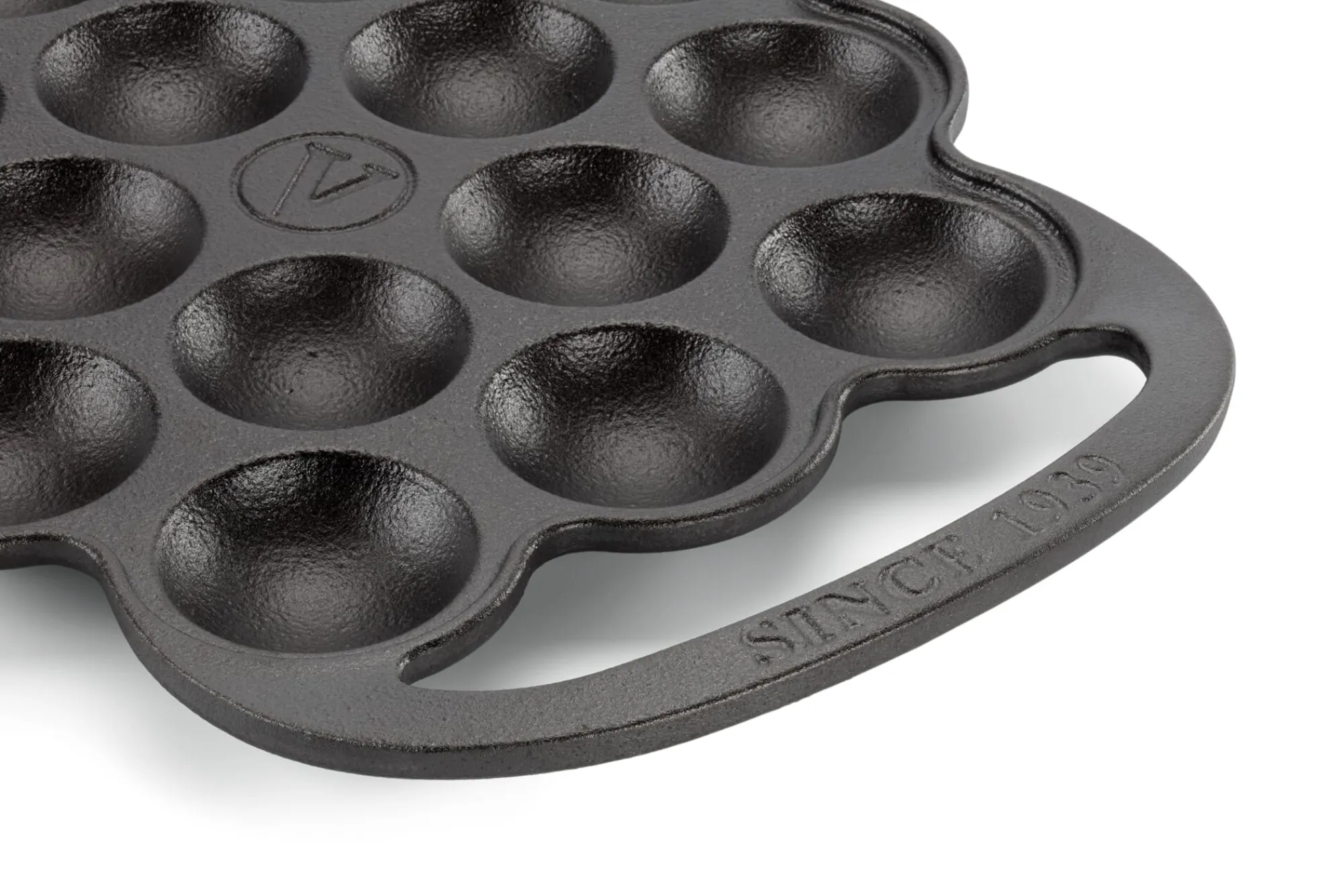 Backzubehör|Pfannen * Victoria Poffertjes-Pfanne Gusseisen
