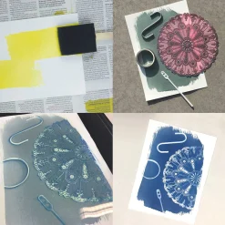 Papeterie * Postkartenset DIY Cyanotypie