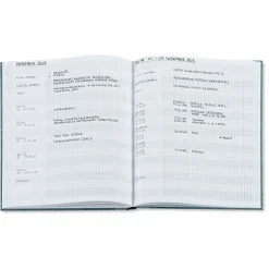 Notizbücher|Bleistifte * Manufactum Protokollbuch Elefantenhaut DIN A4